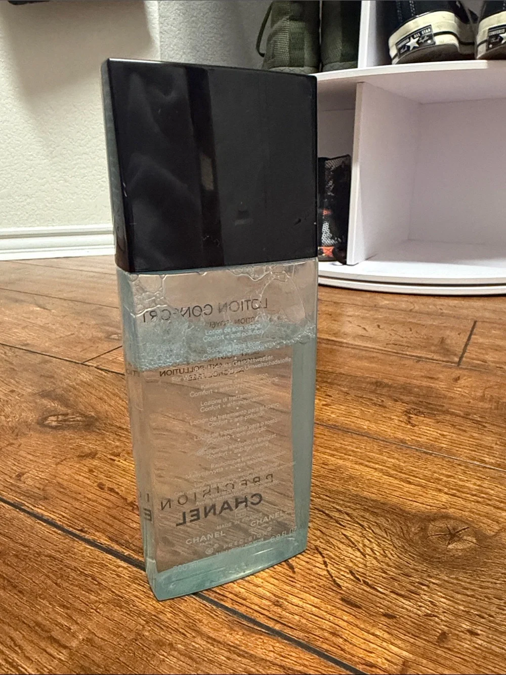 CHANEL Lotion Confort Silky Soothing Toner - Light Blue & Black